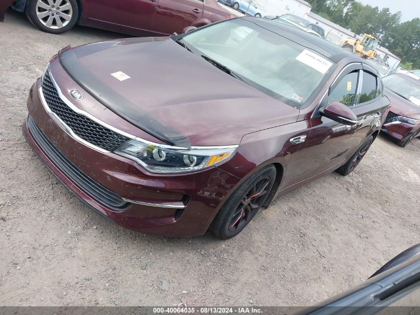 5XXGU4L35GG040454 2016 KIA OPTIMA - Image 2