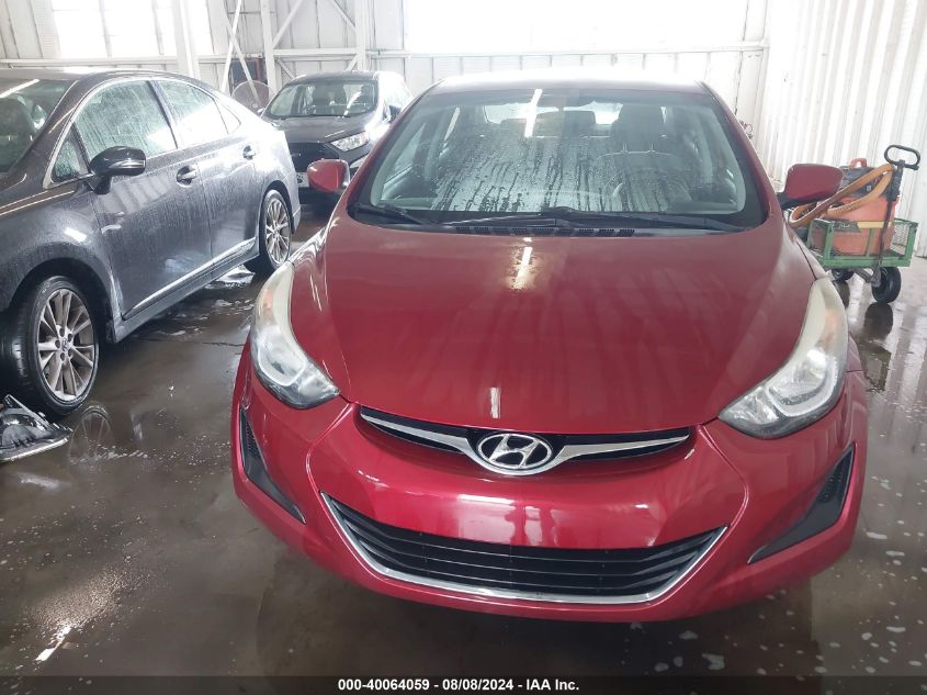 2016 Hyundai Elantra Se VIN: 5NPDH4AE6GH760779 Lot: 40064059