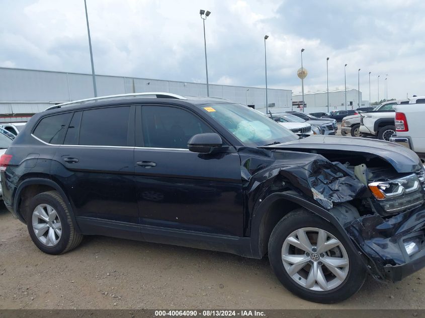 2018 Volkswagen Atlas 2.0T Se VIN: 1V2CP2CA8JC596661 Lot: 40064090