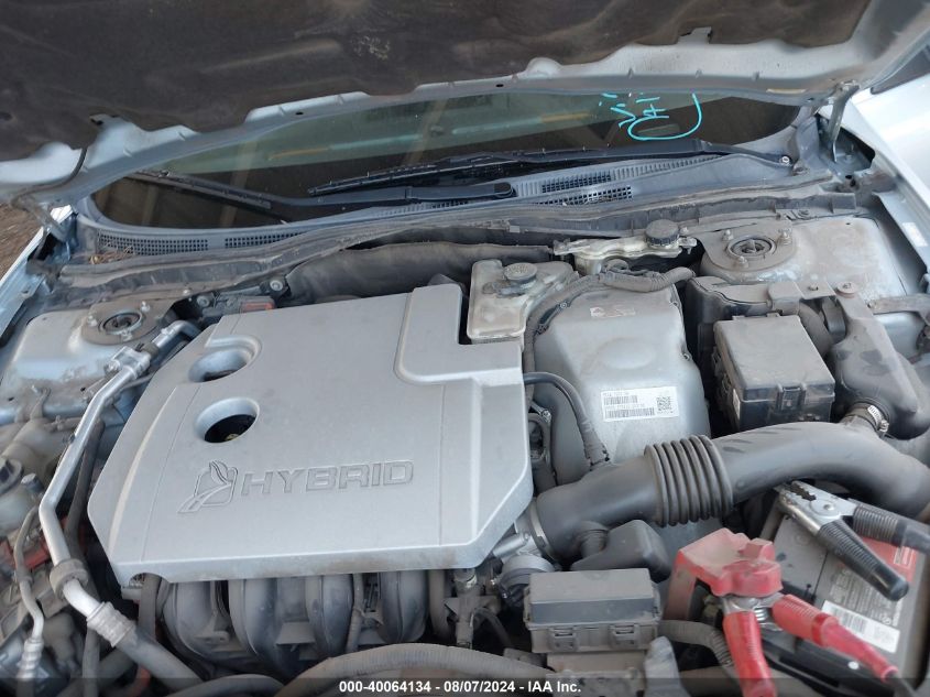 2010 Ford Fusion Hybrid VIN: 3FADP0L38AR418770 Lot: 40064134