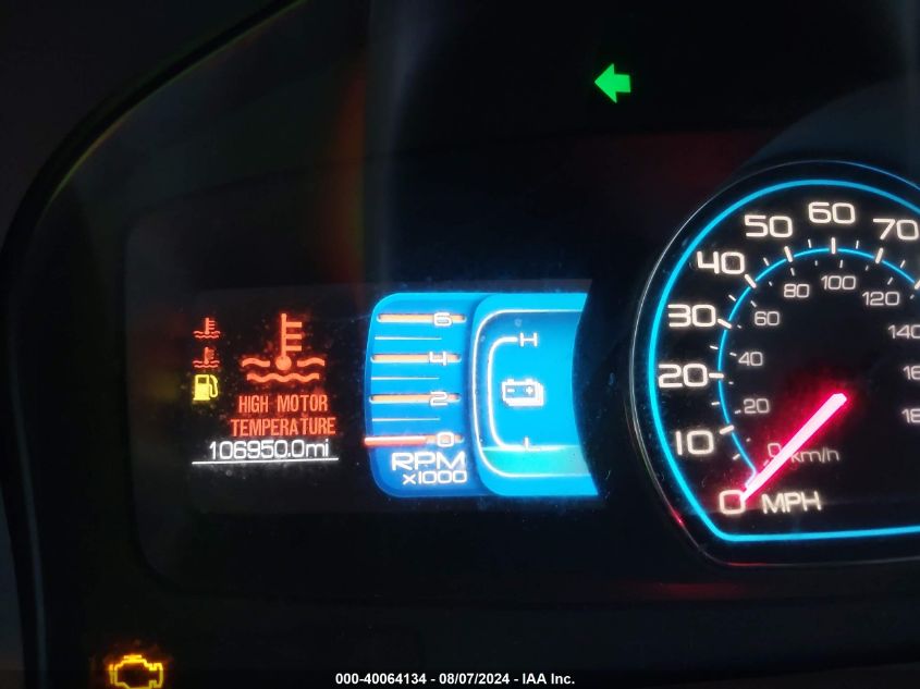 2010 Ford Fusion Hybrid VIN: 3FADP0L38AR418770 Lot: 40064134