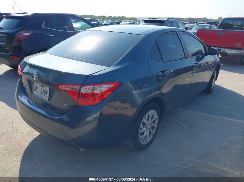 2017 Toyota Corolla Le VIN: 5YFBURHE8HP625927 Lot: 40719735