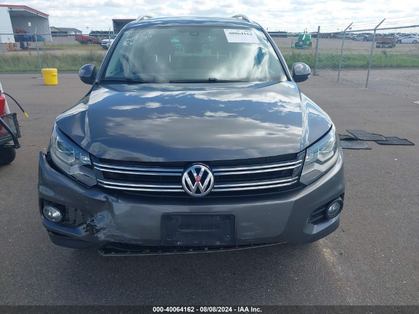 2016 Volkswagen Tiguan Se VIN: WVGBV7AX3GW507850 Lot: 40064162