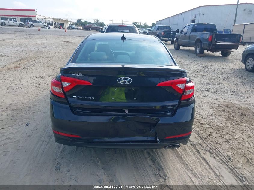 2017 Hyundai Sonata Se VIN: 5NPE24AF1HH507174 Lot: 40064177