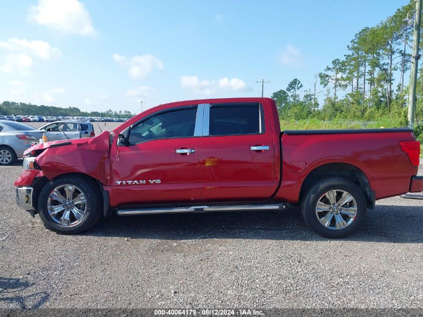 2019 Nissan Titan Sv VIN: 1N6AA1E6XKN511318 Lot: 40064179