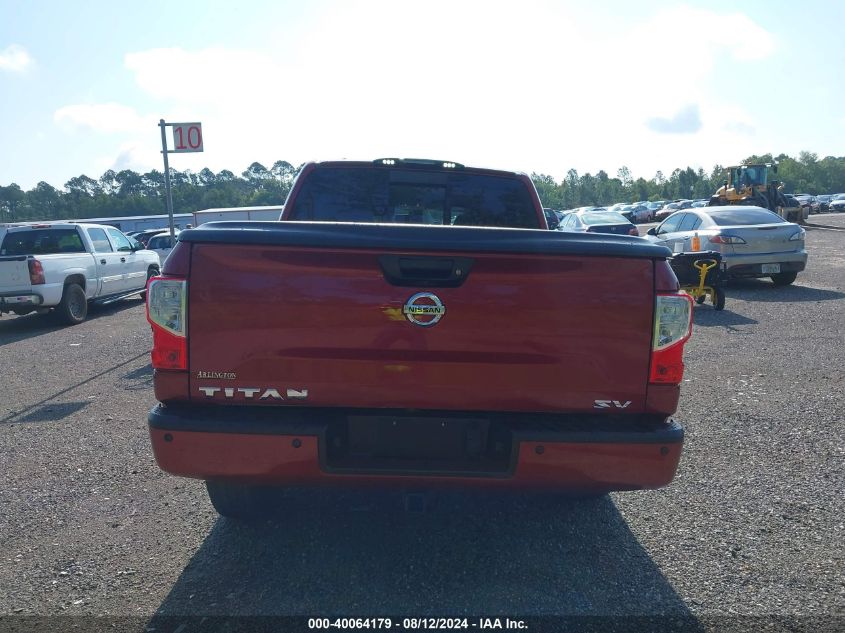 2019 Nissan Titan Sv VIN: 1N6AA1E6XKN511318 Lot: 40064179