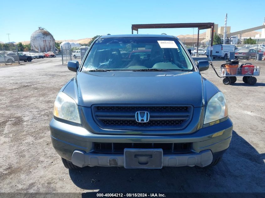 2005 Honda Pilot Ex VIN: 2HKYF18405H546533 Lot: 40064212