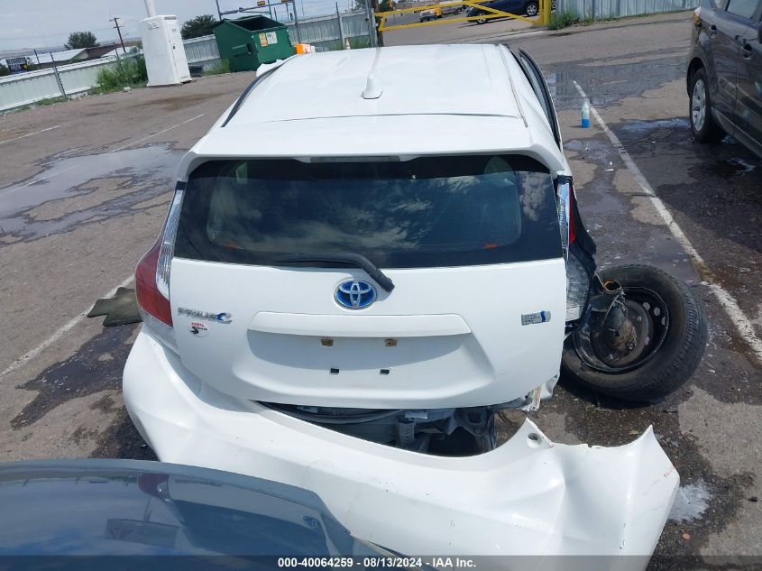 JTDKDTB34G1123097 2016 Toyota Prius C Two