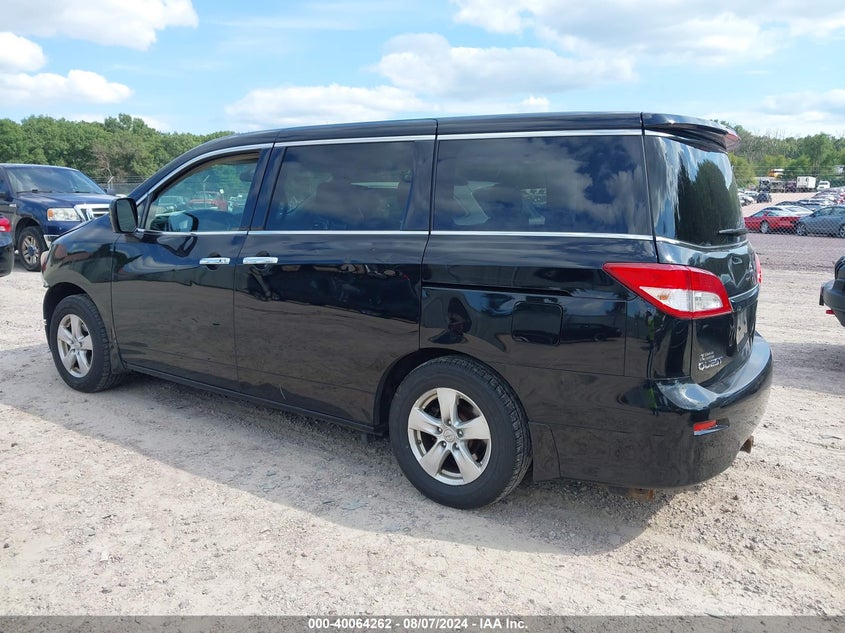 2012 Nissan Quest Sv VIN: JN8AE2KP7C9045436 Lot: 40064262
