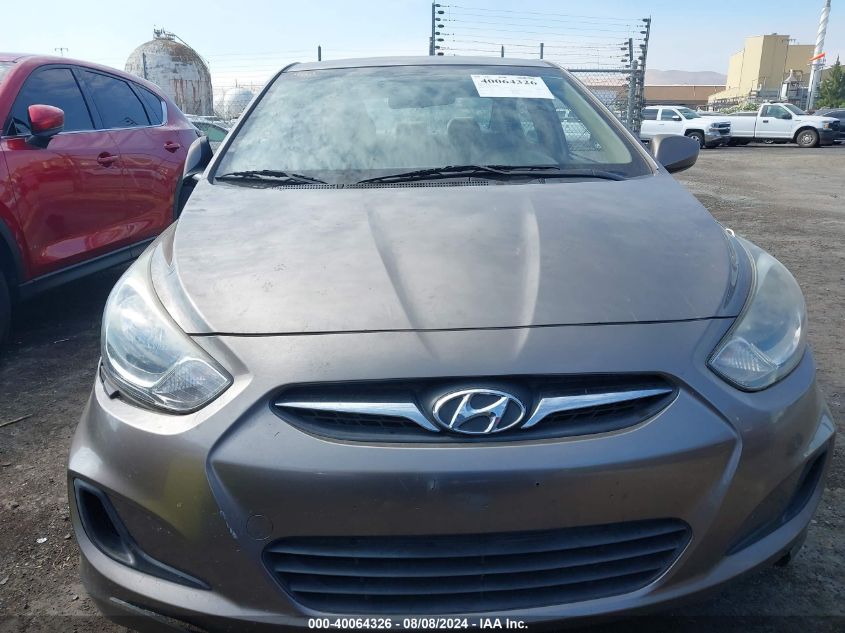 2012 Hyundai Accent Gls/Gs VIN: KMHCT4AE4CU119541 Lot: 40064326