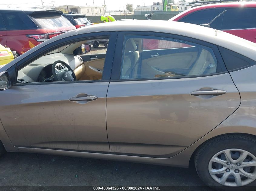 2012 Hyundai Accent Gls/Gs VIN: KMHCT4AE4CU119541 Lot: 40064326