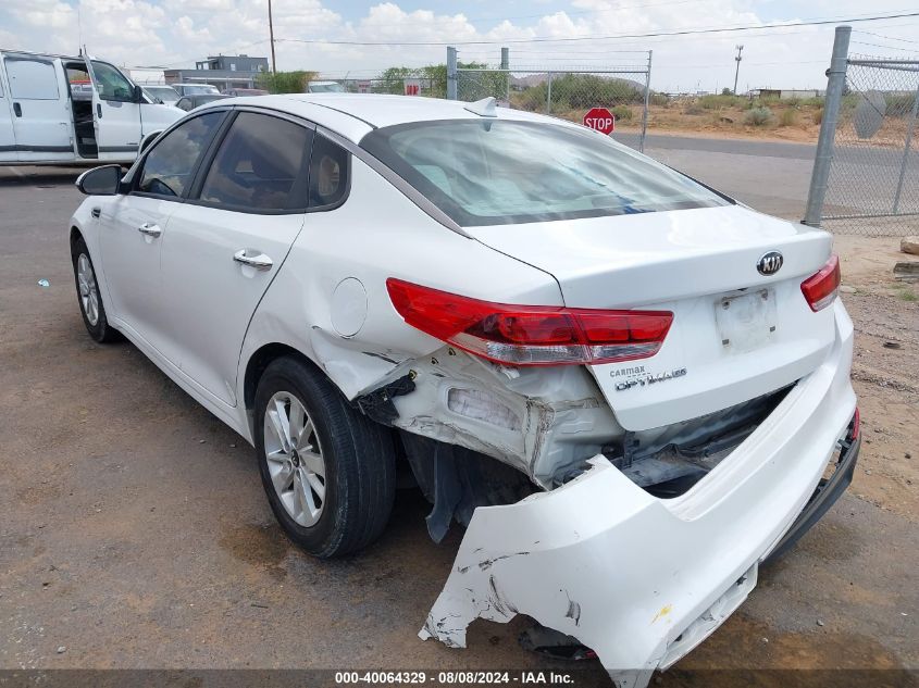 2016 Kia Optima Lx VIN: KNAGT4L39G5117525 Lot: 40064329