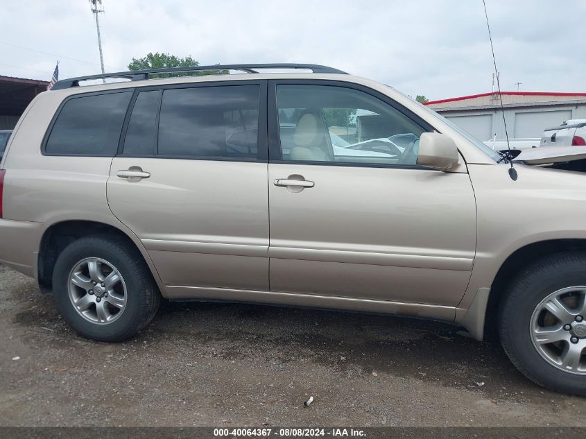 2006 Toyota Highlander V6 VIN: JTEDP21A760123220 Lot: 40064367