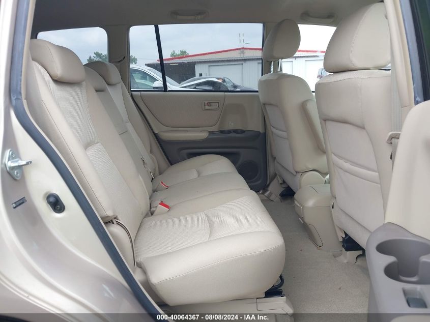 2006 Toyota Highlander V6 VIN: JTEDP21A760123220 Lot: 40064367