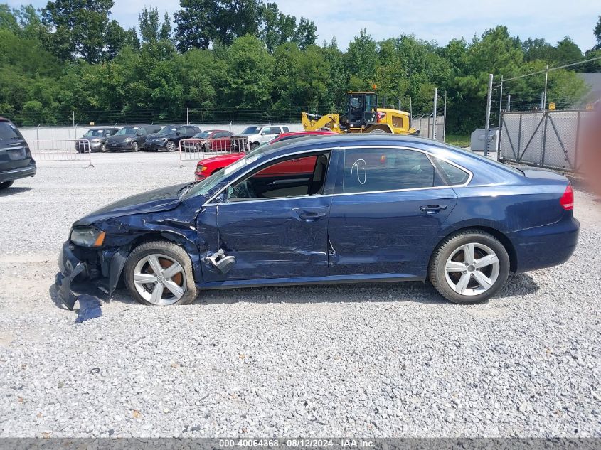 1VWBV7A35FC067712 2015 Volkswagen Passat 2.0L Tdi Se