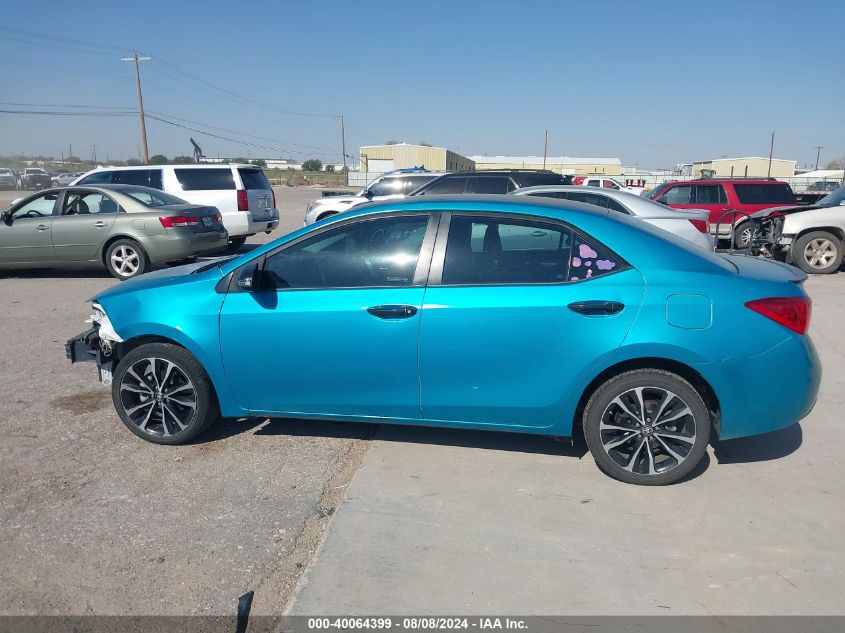 2019 Toyota Corolla Se VIN: 2T1BURHE4KC237150 Lot: 40064399