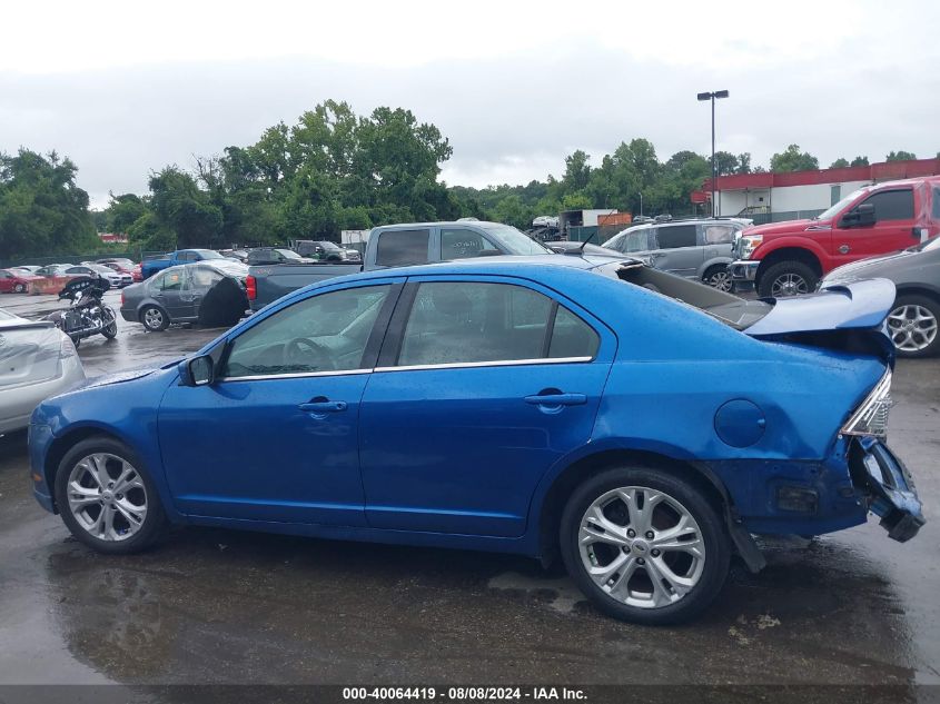 2012 Ford Fusion Se VIN: 3FAHP0HA4CR148965 Lot: 40064419