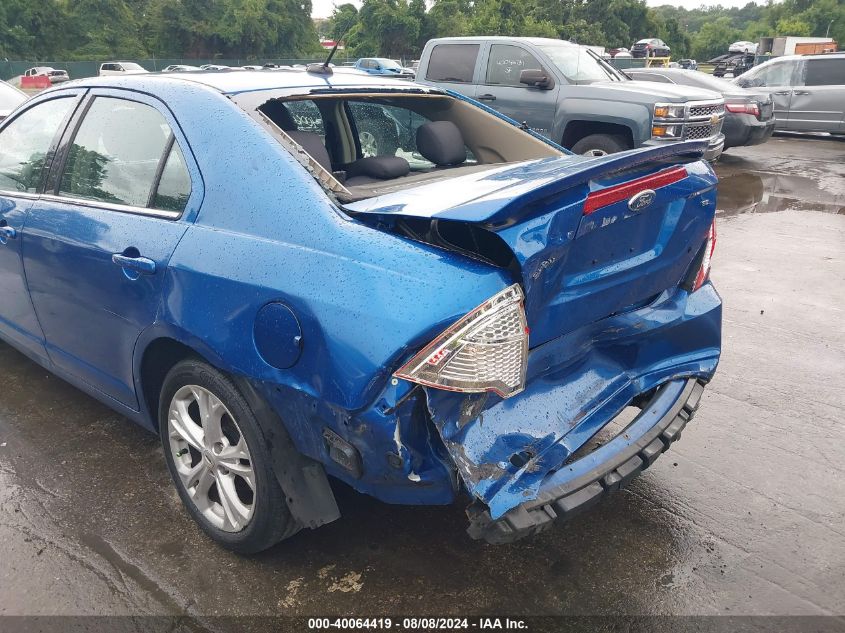 2012 Ford Fusion Se VIN: 3FAHP0HA4CR148965 Lot: 40064419