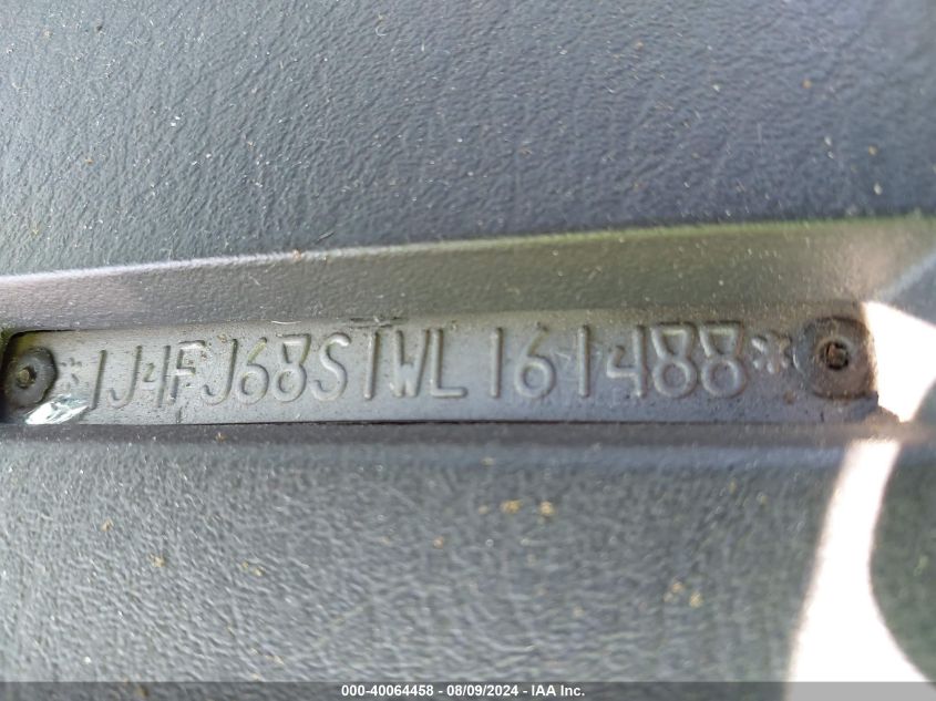 1998 Jeep Cherokee Classic/Limited/Sport VIN: 1J4FJ68S1WL161488 Lot: 40064458