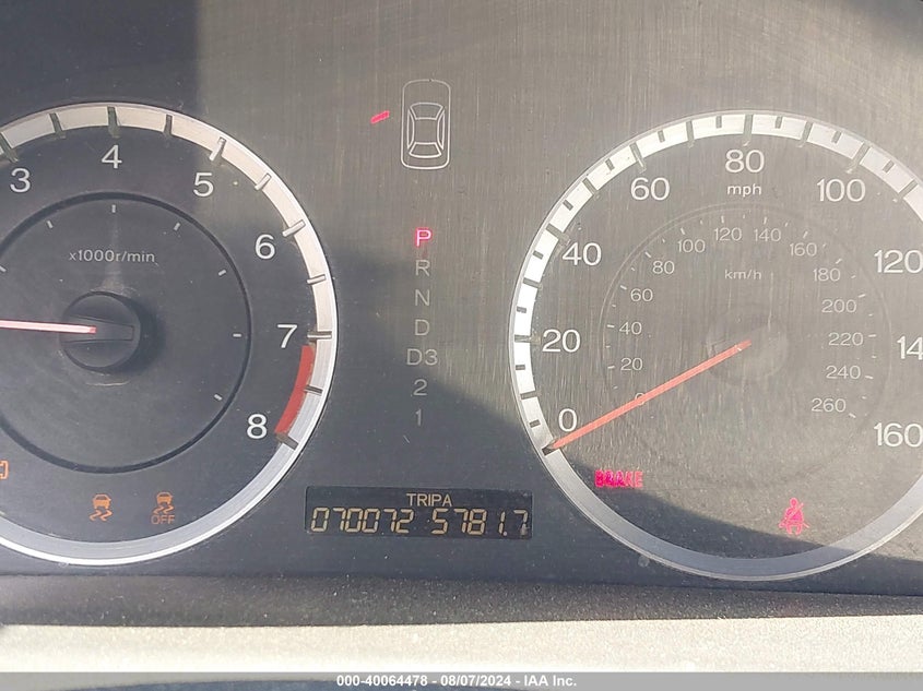 2011 Honda Accord 2.4 Ex-L VIN: 1HGCP2F89BA019422 Lot: 40064478