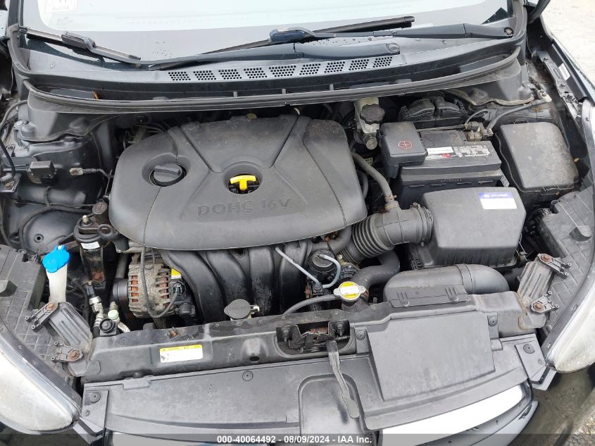 2012 Hyundai Elantra Gls (Ulsan Plant) VIN: KMHDH4AE3CU183186 Lot: 40064492