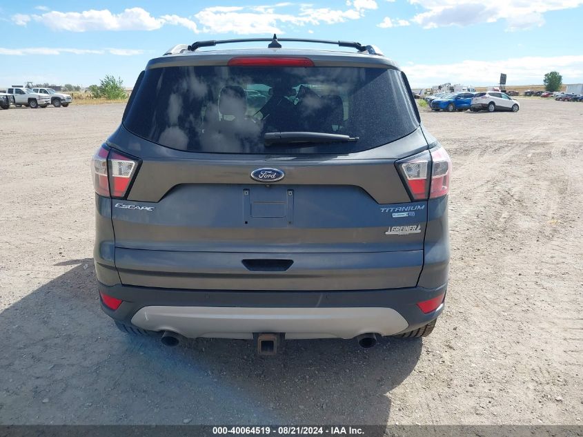 2018 Ford Escape Titanium VIN: 1FMCU9J91JUA04227 Lot: 40064519