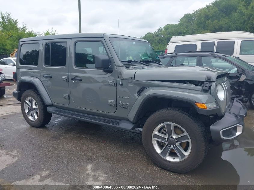 2021 Jeep Wrangler Unlimited Sahara 4X4 VIN: 1C4HJXEG7MW511819 Lot: 40064565