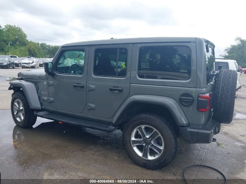 2021 Jeep Wrangler Unlimited Sahara 4X4 VIN: 1C4HJXEG7MW511819 Lot: 40064565