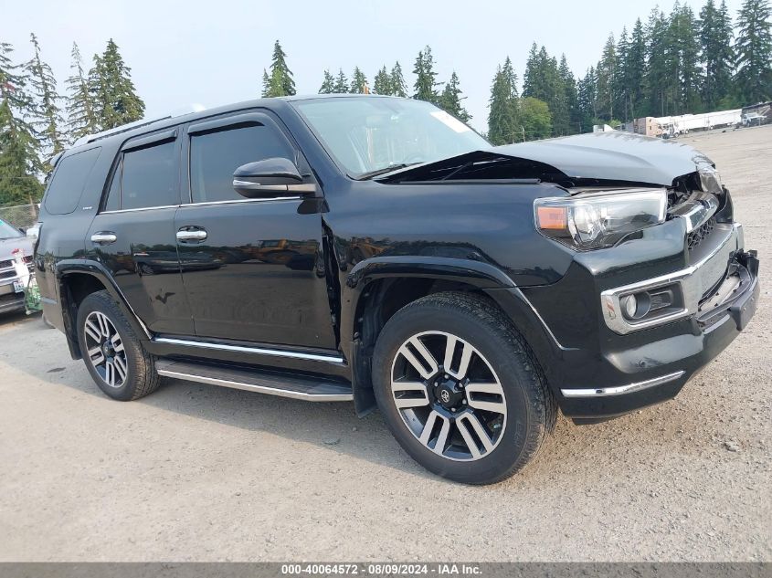 2018 Toyota 4Runner Limited VIN: JTEBU5JR7J5596988 Lot: 40064572