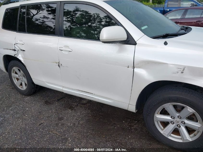 2010 Toyota Highlander VIN: 5TDZA3EH6AS001172 Lot: 40064585