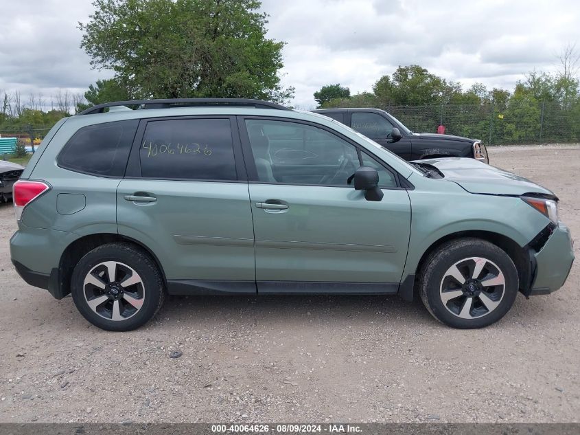 2018 Subaru Forester 2.5I VIN: JF2SJABC6JH545885 Lot: 40064626