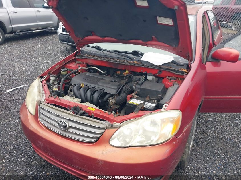 2003 Toyota Corolla Le VIN: 2T1BR38E53C086089 Lot: 40064643