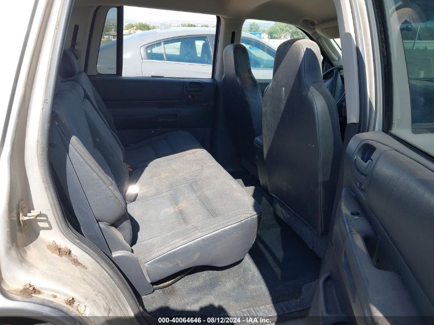 2002 Dodge Durango Sport VIN: 1B4HS38N82F152796 Lot: 40064646