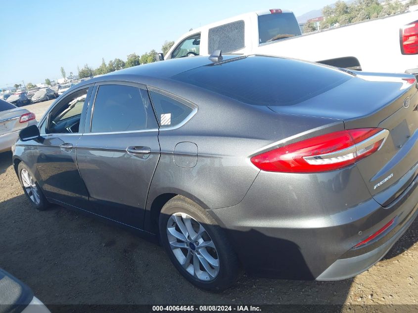 2020 Ford Fusion Se VIN: 3FA6P0HD9LR113145 Lot: 40064645