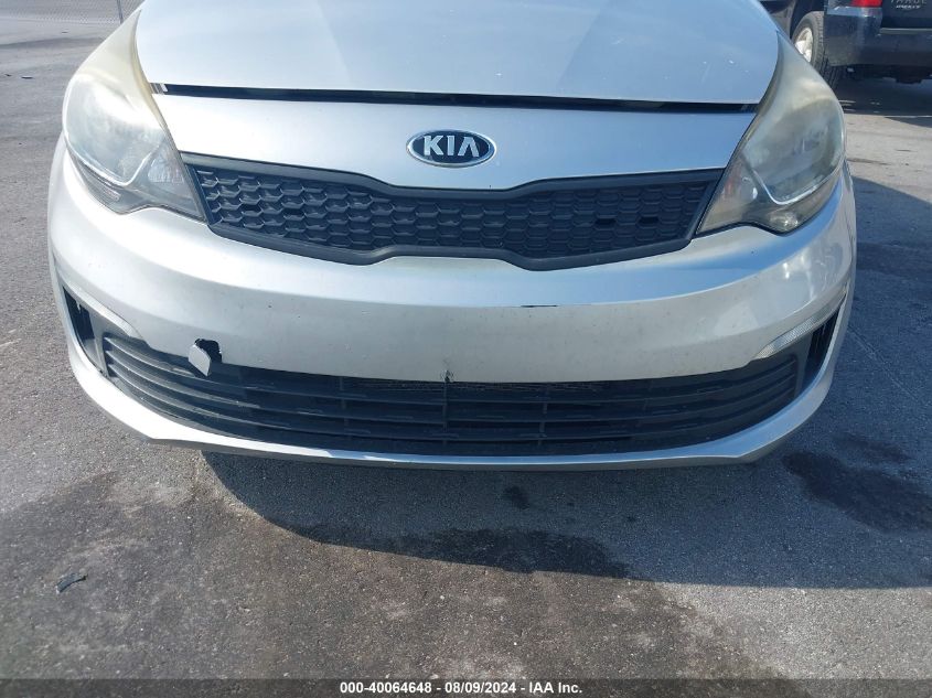 2016 Kia Rio Lx VIN: KNADM4A36G6634701 Lot: 40064648