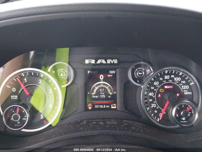 2024 Ram 2500 Big Horn VIN: 3C6UR5DL2RG153911 Lot: 40064692