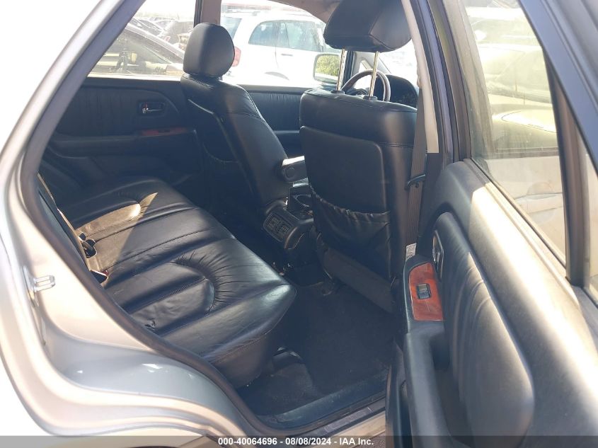 2003 Lexus Rx 300 300 VIN: JTJHF10U030298433 Lot: 40064696