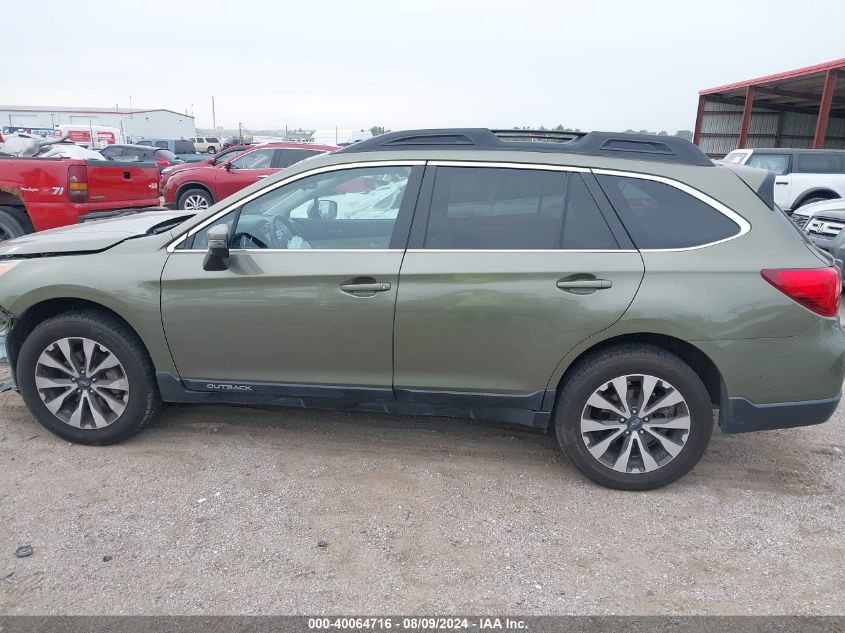 2016 Subaru Outback 2.5I Limited VIN: 4S4BSBJC1G3246194 Lot: 40064716