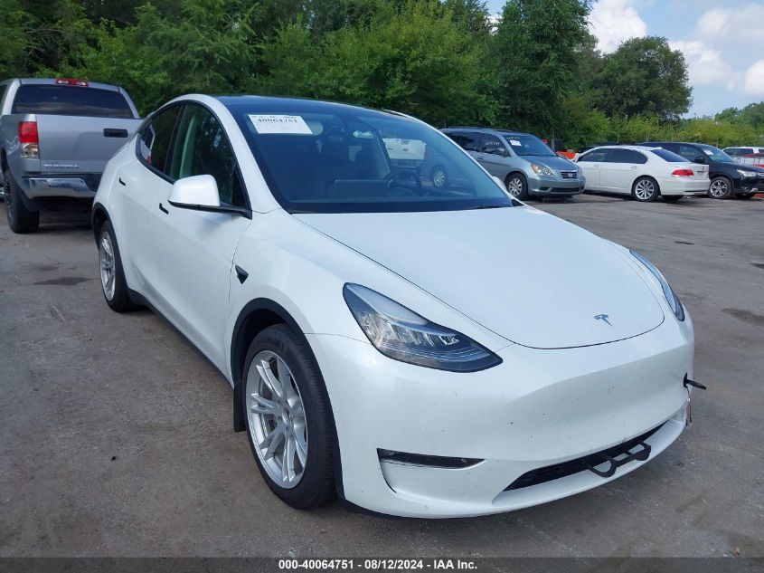 2022 TESLA MODEL Y LONG RANGE DUAL MOTOR ALL-WHEEL DRIVE - 7SAYGAEE9NF569966