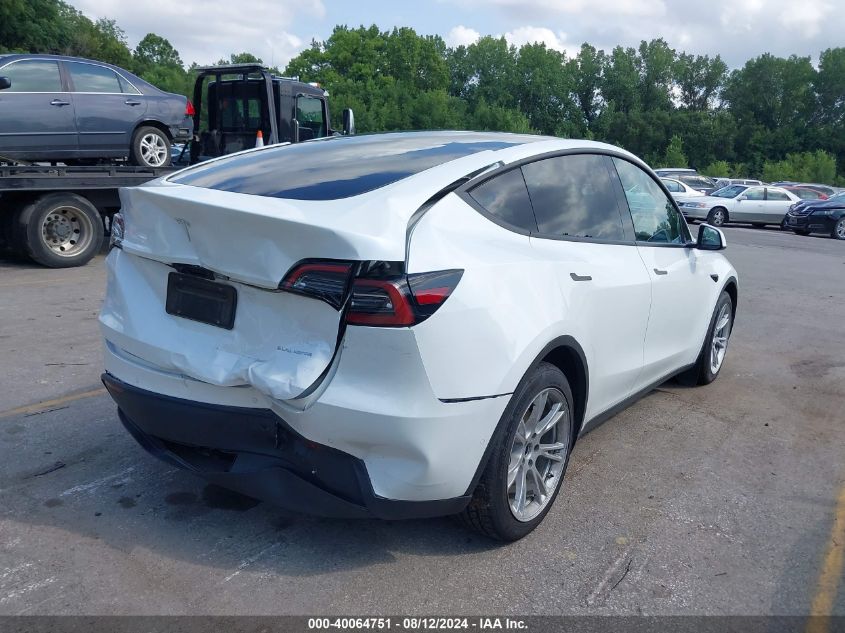 2022 TESLA MODEL Y LONG RANGE DUAL MOTOR ALL-WHEEL DRIVE - 7SAYGAEE9NF569966