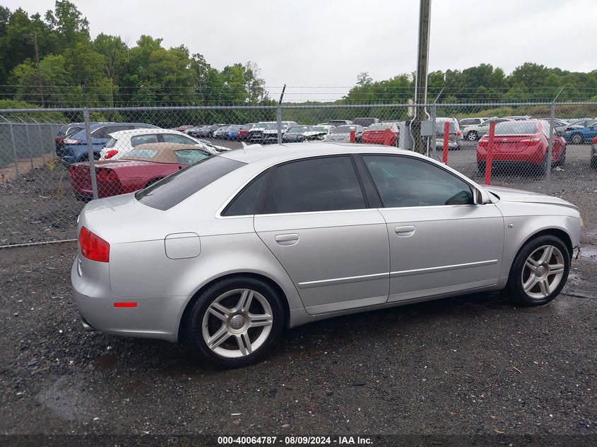 2006 Audi A4 2.0T VIN: WAUDF78E86A025432 Lot: 40064787