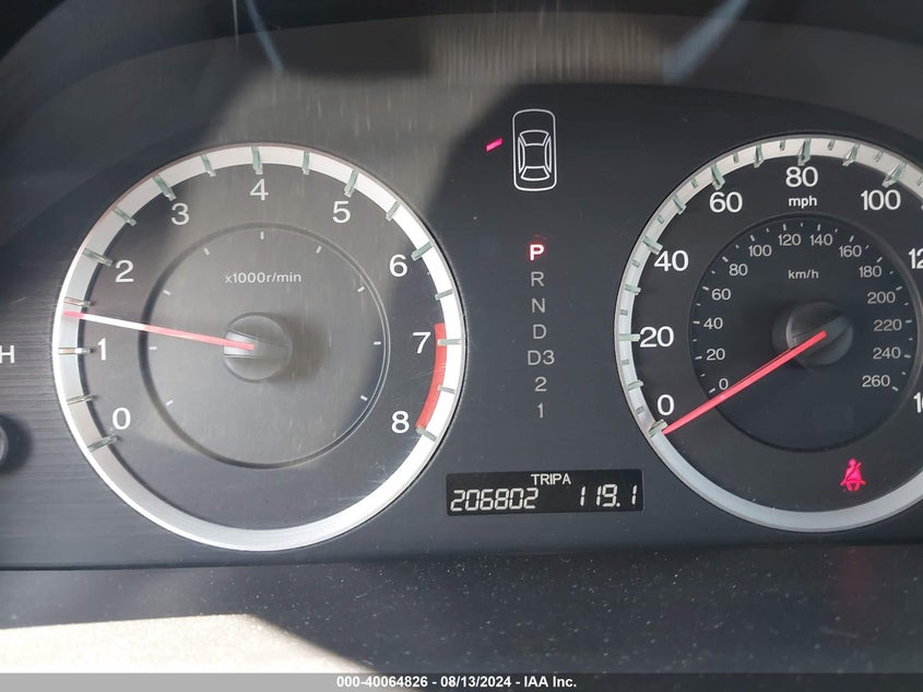 2009 Honda Accord 2.4 Lx VIN: JHMCP26349C003189 Lot: 40064826