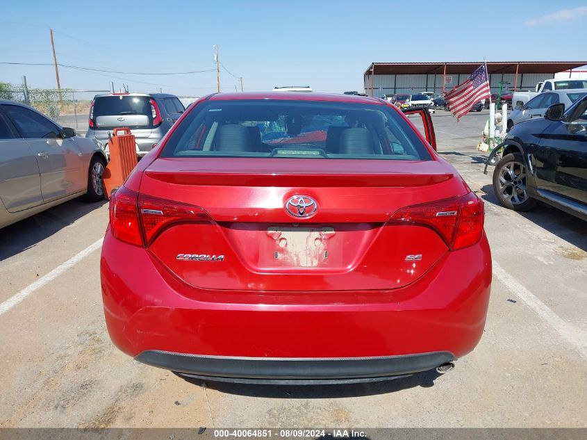 2017 Toyota Corolla Se VIN: 5YFBURHE3HP574837 Lot: 40064851