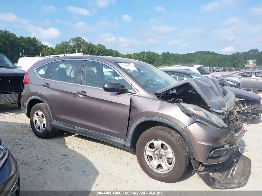 2015 Honda Cr-V Lx VIN: 3CZRM3H32FG714996 Lot: 40064880