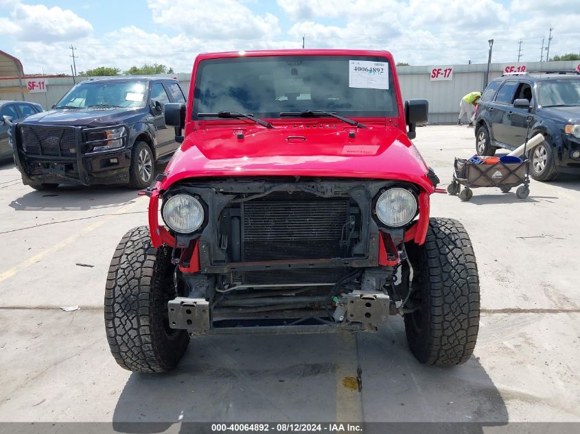 2014 Jeep Wrangler Willys Wheeler VIN: 1C4AJWAGXEL320643 Lot: 40064892