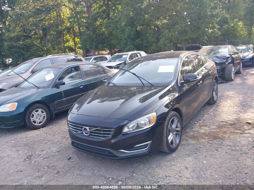 2015 Volvo S60 Premier VIN: YV1612TK4F1345481 Lot: 40733436