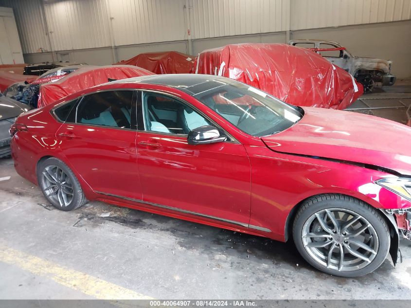 2020 Genesis G80 3.3T Sport Awd VIN: KMTFN4JB5LU330699 Lot: 40064907