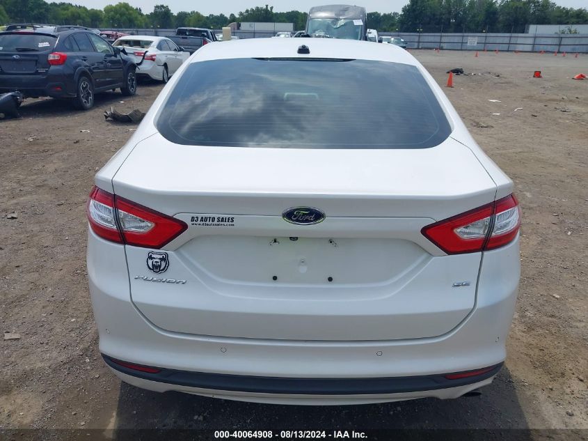 2016 Ford Fusion Se VIN: 3FA6P0H75GR306053 Lot: 40064908