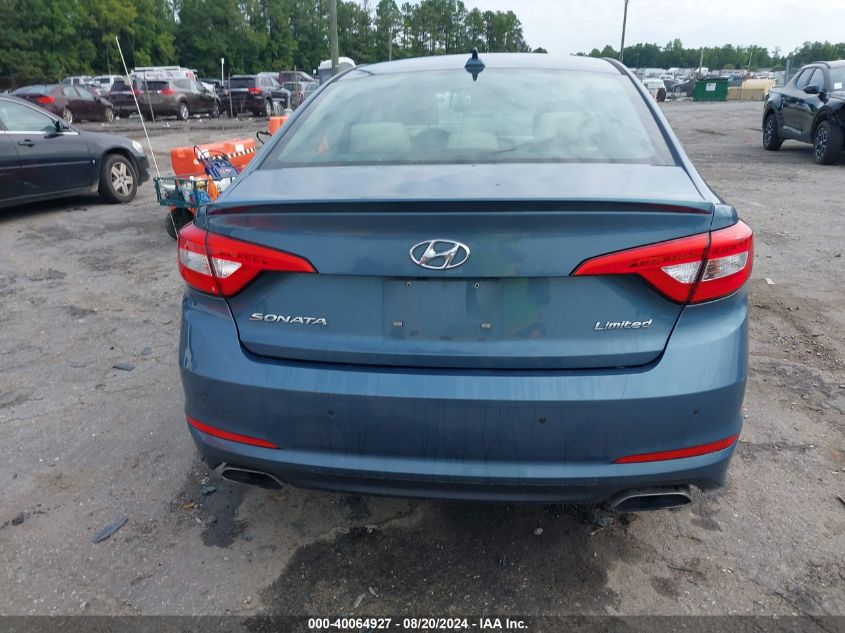 2017 Hyundai Sonata Limited VIN: 5NPE34AF1HH490342 Lot: 40064927