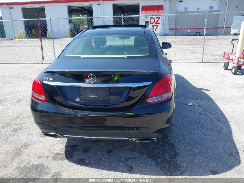 2017 Mercedes-Benz C 300 Luxury/Sport VIN: 55SWF4JB5HU206135 Lot: 40065062